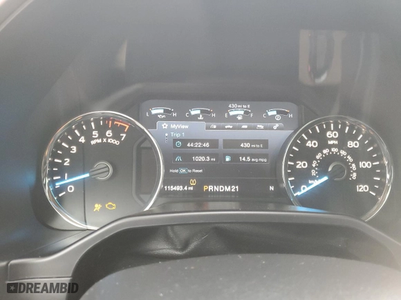 2016 Ford F-150 XLT with VIN 1FTEW1EFXGKD64481, listed as a Copart auction lot 44772055 with 115,493 mi miles and Salvage Title. Bid and sale history available at carsss.com. Image 9.