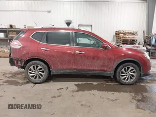 2015 Nissan Rogue SL with VIN 5N1AT2MV8FC754666, listed as a IAAI auction lot 41105253 with 74,547 mi miles. Bid and sale history available at carsss.com. Image 13.