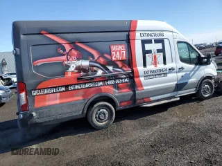 2017 Ford Transit with VIN 1FTYR3XV9HKA54554, listed as a Copart auction lot 49489495 with 188,419 mi miles and Salvage Title. Bid and sale history available at DreamBid. Image 3.