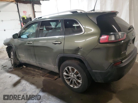 2019 Jeep Cherokee Latitude Plus with VIN 1C4PJMLB2KD181971, listed as a Copart auction lot 43859115 with 221,127 mi miles and Salvage Title. Bid and sale history available at DreamBid. Image 2.