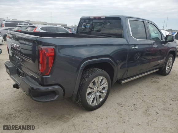 2022 GMC Sierra 1500 Limited Denali with VIN 1GTU9FEL6NZ168841, listed as a Copart auction lot 75988434 with 0 mi miles and Non Repairable. Bid and sale history available at carsss.com. Image 3.