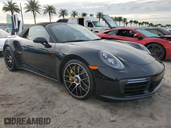 2019 Porsche 911 Turbo S with VIN WP0CD2A90KS144374, listed as a Copart auction lot 77759844 with Not Provided miles and Non Repairable. Bid and sale history available at DreamBid. Image 4.