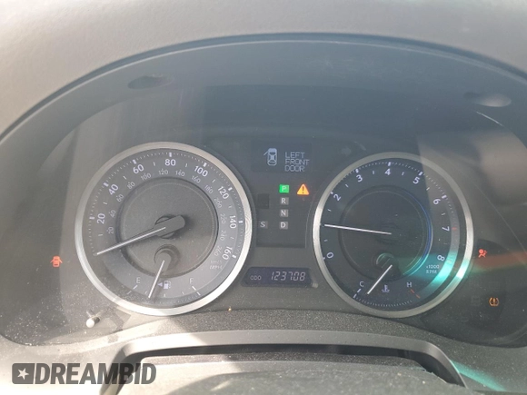 2012 Lexus IS 250 with VIN JTHBF5C21C5166406, listed as a Copart auction lot 55521305 with 123,708 mi miles and Salvage title. Bid and sale history available at DreamBid. Image 9.