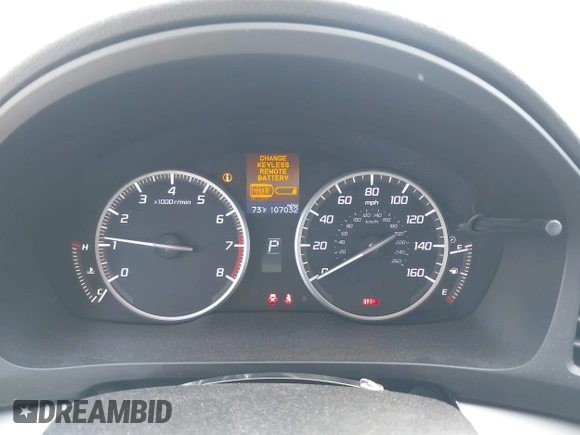 2014 Acura ILX with VIN 19VDE1F34EE011312, listed as a IAAI auction lot 41813693 with 107,032 mi miles. Bid and sale history available at carsss.com. Image 7.