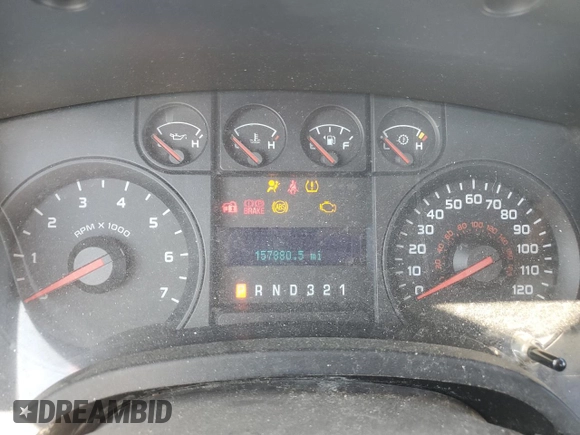 2009 Ford F-150 XL with VIN 1FTPF12V09KB57606, listed as a Copart auction lot 46650715 with 157,880 mi miles and Salvage Title. Bid and sale history available at carsss.com. Image 9.