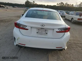 2015 Lexus RC 350 with VIN JTHHE5BC2F5005364, listed as a Copart auction lot 75643834 with 125,650 mi miles and Salvage Title. Bid and sale history available at carsss.com. Image 6.
