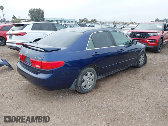 2005 Honda Accord LX z VIN JHMCM56465C004020, wystawiony jako IAAI lot #41852260 z przebiegiem 127 918 mil mil oraz . Historia ofert i sprzedaży dostępna na DreamBid. Obrazek 4.