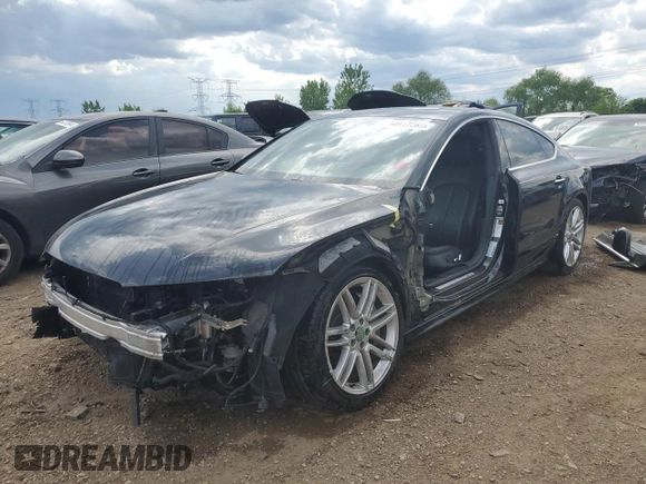 2017 Audi A7 Premium Plus with VIN WAUW2AFC5HN115894, listed as a Copart auction lot 54017284 with 66,704 mi miles and Salvage Title. Bid and sale history available at carsss.com. Image 1.