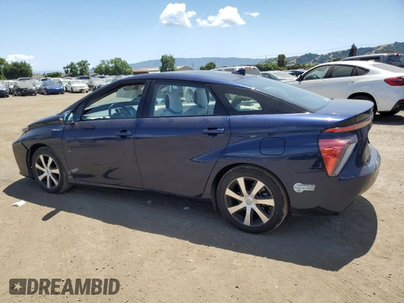2017 Toyota Mirai with VIN JTDBVRBD9HA001930, listed as a Copart auction lot 57167705 with 57,842 mi miles and Salvage title. Bid and sale history available at DreamBid. Image 2.