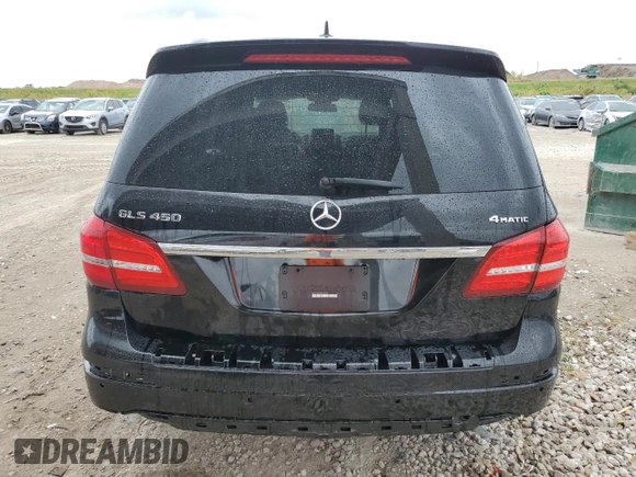 2019 Mercedes-Benz GLS with VIN 4JGDF6EE9KB229593, listed as a Copart auction lot 55353765 with Not Provided miles and Salvage Title. Bid and sale history available at carsss.com. Image 6.