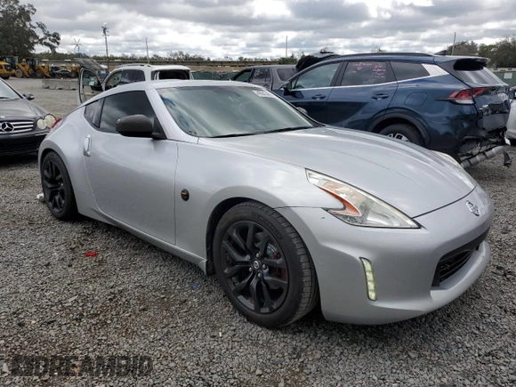 2017 Nissan 370Z with VIN JN1AZ4EH0HM955145, listed as a Copart auction lot 46843485 with 81,812 mi miles and Salvage Title. Bid and sale history available at DreamBid. Image 4.