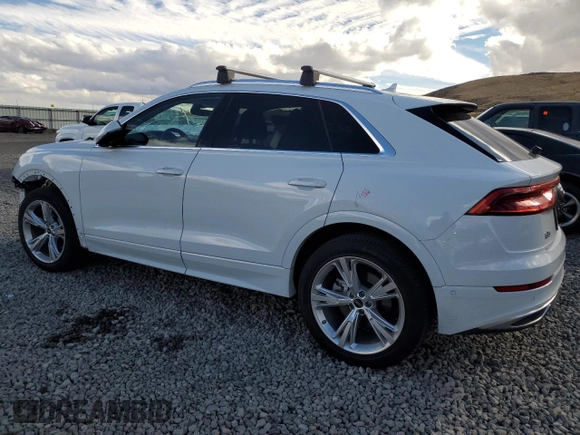 2022 Audi Q8 Premium Plus with VIN WA1BVBF18ND019444, listed as a Copart auction lot 79656994 with 0 mi miles and Salvage Title. Bid and sale history available at carsss.com. Image 2.