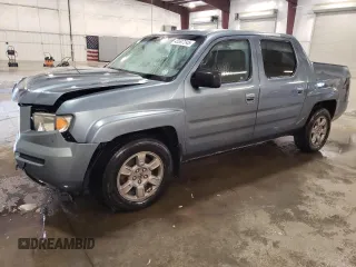 2007 Honda Ridgeline RTX with VIN 2HJYK16387H506343, listed as a Copart auction lot 45597245 with 205,634 mi miles and Salvage Title. Bid and sale history available at carsss.com. Image 1.