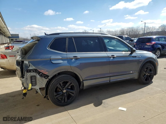 2023 Volkswagen Tiguan SE R-Line Black with VIN 3VVCB7AX7PM139188, listed as a Copart auction lot 49293925 with 12,873 mi miles and Salvage Title. Bid and sale history available at carsss.com. Image 3.