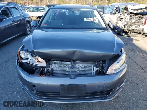 2017 Volkswagen Golf S z VIN 3VW017AU6HM511760, wystawiony jako Copart lot #88000015 z przebiegiem 153 035 mil mil oraz Szkoda całkowita • Salvage title. Historia ofert i sprzedaży dostępna na DreamBid. Obrazek 5.