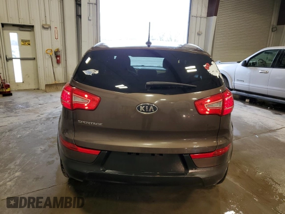 2011 Kia Sportage LX with VIN KNDPB3A23B7088157, listed as a Copart auction lot 55334385 with 163,716 mi miles and Non Repairable. Bid and sale history available at carsss.com. Image 6.