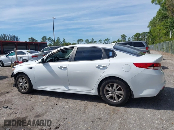 2018 Kia Optima S with VIN 5XXGT4L34JG196074, listed as a IAAI auction lot 41335248 with 88,325 mi miles. Bid and sale history available at carsss.com. Image 14.