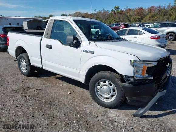 2019 Ford F-150 XL with VIN 1FTMF1CB5KKE51502, listed as a IAAI auction lot 41364421 with 38,814 mi miles. Bid and sale history available at carsss.com. Image 1.