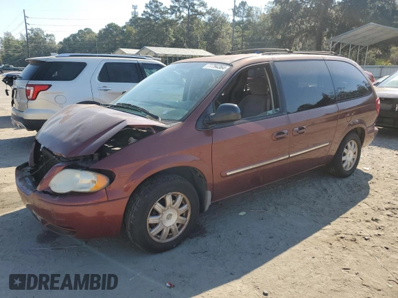 2007 Chrysler Town & Country LWB Touring with VIN 2A4GP54L27R144039, listed as a Copart auction lot 77794364 with 196,451 mi miles and Salvage Title. Bid and sale history available at carsss.com. Image 1.