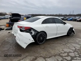 2020 Mercedes-Benz CLA 250 with VIN WDD5J4GB0LN035801, listed as a Copart auction lot 44207555 with 78,857 mi miles and Salvage Title. Bid and sale history available at DreamBid. Image 3.