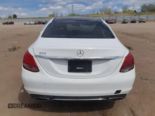 2015 Mercedes-Benz C-Class C 300 Luxury with VIN 55SWF4KB5FU016718, listed as a Copart auction lot 53585615 with 0 mi miles and Clean Title. Bid and sale history available at carsss.com. Image 6.