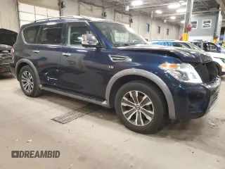 2018 Nissan Armada SV with VIN JN8AY2NC2J9557148, listed as a Copart auction lot 82562224 with 78,780 mi miles and Salvage Title. Bid and sale history available at carsss.com. Image 4.