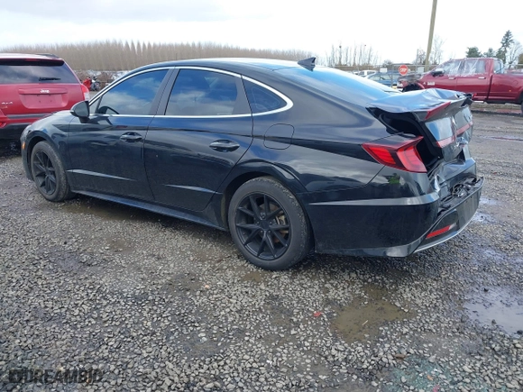 2022 Hyundai Sonata Hybrid SEL with VIN KMHL34JJ8NA051620, listed as a IAAI auction lot 41656627 with 42,253 mi miles. Bid and sale history available at carsss.com. Image 3.