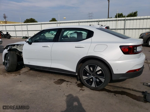 2023 Polestar 2 with VIN YSMED3KA2PL162288, listed as a Copart auction lot 64913254 with 10,709 mi miles and Non Repairable. Bid and sale history available at carsss.com. Image 2.