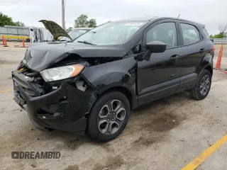 2018 Ford EcoSport S z VIN MAJ3P1RE2JC183422, wystawiony jako Copart lot #57631375 z przebiegiem 51 870 mil mil oraz Szkoda całkowita • Salvage title. Historia ofert i sprzedaży dostępna na DreamBid. Obrazek 1.