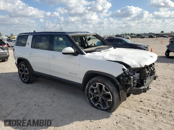 2023 Rivian R1S Adventure with VIN 7PDSGBBA3PN017791, listed as a Copart auction lot 82397374 with 20,733 mi miles and Salvage Title. Bid and sale history available at carsss.com. Image 4.