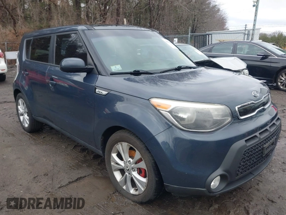 2015 Kia Soul + with VIN KNDJP3A59F7147915, listed as a IAAI auction lot 41814709 with 118,129 mi miles and . Bid and sale history available at DreamBid. Image 1.