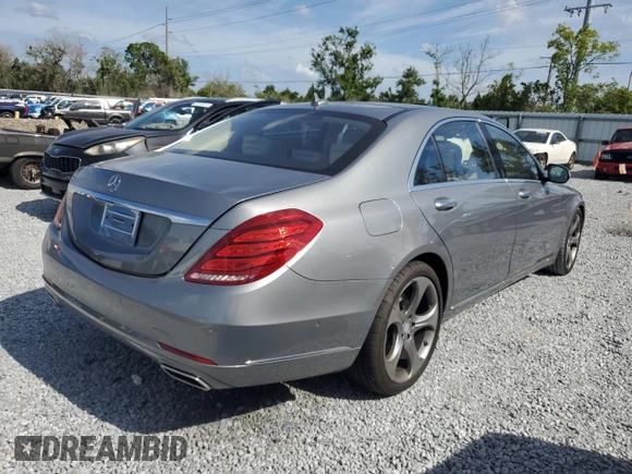 2014 Mercedes-Benz S-Class S 550 with VIN WDDUG8CB4EA055759, listed as a Copart auction lot 52003055 with 0 mi miles and Salvage Title. Bid and sale history available at carsss.com. Image 3.