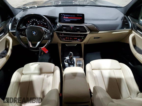 2019 BMW X3 xDrive30i with VIN 5UXTR9C51KLD94738, listed as a Copart auction lot 50211825 with 103,176 mi miles and Salvage Title. Bid and sale history available at carsss.com. Image 8.