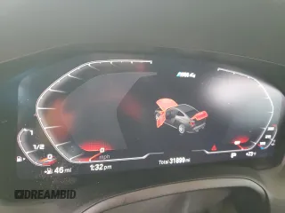 2022 BMW M4 Competition xDrive z VIN WBS43AZ01NCJ66916, wystawiony jako Copart lot #56673785 z przebiegiem 31 899 mil mil oraz Szkody całkowita. Historia ofert i sprzedaży dostępna na DreamBid. Obrazek 9.