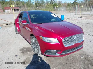 2018 Lincoln Continental Select with VIN 1LN6L9SK4J5614568, listed as a IAAI auction lot 41270611 with 73,653 mi miles. Bid and sale history available at carsss.com. Image 1.