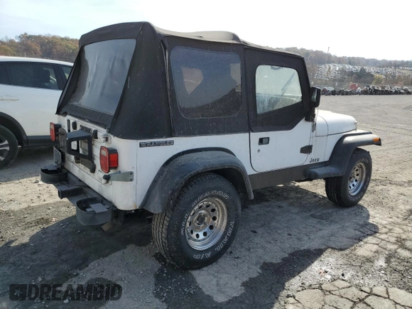 1990 Jeep Wrangler "S" with VIN 2J4FY19E1LJ530861, listed as a Copart auction lot 78298964 with 184,166 mi miles and Clean Title. Bid and sale history available at carsss.com. Image 3.