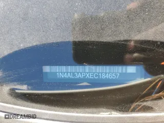 2014 Nissan Altima 2.5 S with VIN 1N4AL3APXEC184657, listed as a Copart auction lot 46947955 with 235,618 mi miles and Salvage Title. Bid and sale history available at carsss.com. Image 12.