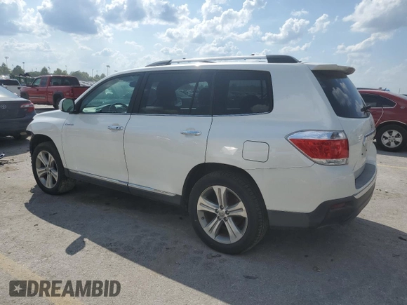 2011 Toyota Highlander Limited z VIN 5TDYK3EH8BS043868, wystawiony jako Copart lot #62300455 z przebiegiem Nie podano mil oraz Szkoda całkowita • Salvage title. Historia ofert i sprzedaży dostępna na DreamBid. Obrazek 2.