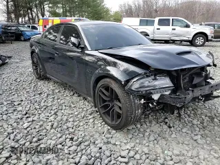 2021 Dodge Charger Scat Pack Widebody with VIN 2C3CDXGJXMH500777, listed as a Copart auction lot 48918325 with 35,706 mi miles and Salvage Title. Bid and sale history available at carsss.com. Image 11.