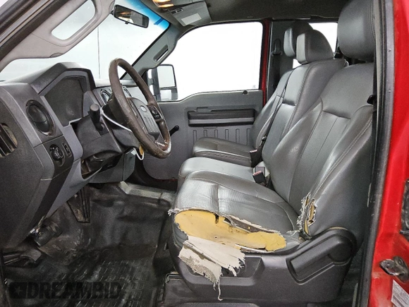 2012 Ford Super Duty F-250 SRW XL with VIN 1FT7X2A65CED01069, listed as a Copart auction lot 89296745 with 349,855 mi miles and Clean Title. Bid and sale history available at carsss.com. Image 7.