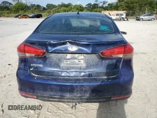 2017 Kia Forte LX with VIN 3KPFK4A77HE157440, listed as a Copart auction lot 50717215 with 179,005 mi miles and Salvage Title. Bid and sale history available at carsss.com. Image 6.