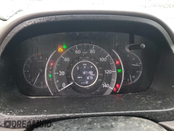 2013 Honda CR-V EX-L with VIN 5J6RM3H74DL042149, listed as a Copart auction lot 51733115 with 197,198 mi miles and Salvage Title. Bid and sale history available at DreamBid. Image 9.