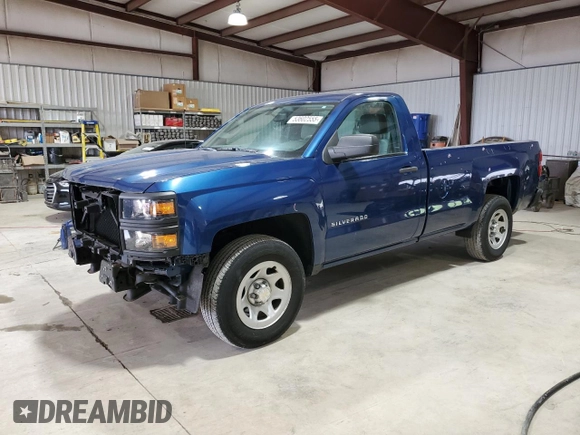 2015 Chevrolet Silverado 1500 Work Truck with VIN 1GCNCPEH3FZ441632, listed as a Copart auction lot 53602555 with 68,553 mi miles and Salvage Title. Bid and sale history available at DreamBid. Image 1.