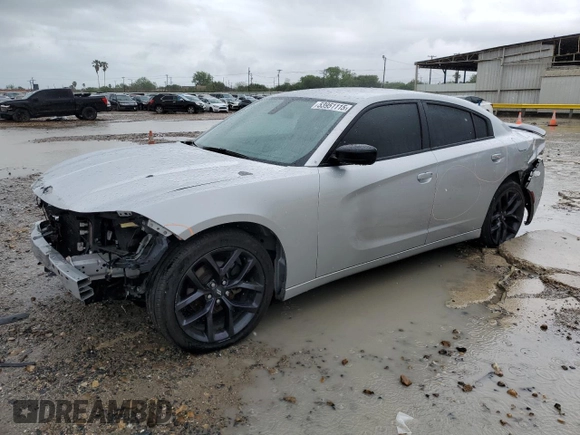 2020 Dodge Charger SXT with VIN 2C3CDXBG3LH207930, listed as a Copart auction lot 53951115 with 92,468 mi miles and Salvage Title. Bid and sale history available at carsss.com. Image 1.