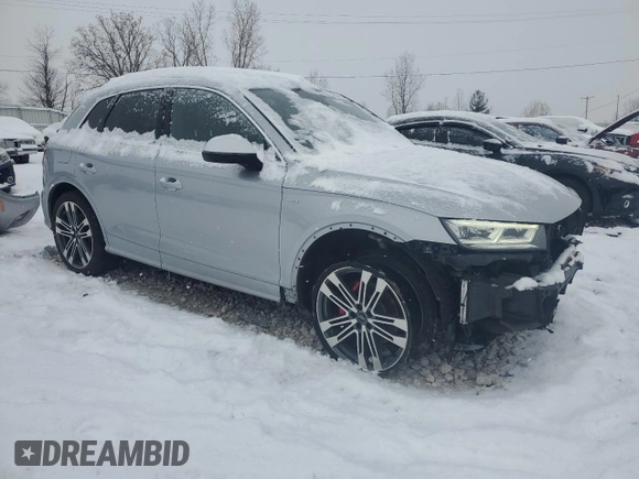 2018 Audi SQ5 Prestige with VIN WA1C4AFY5J2215331, listed as a Copart auction lot 86242054 with 61,457 mi miles and Clean Title. Bid and sale history available at DreamBid. Image 4.