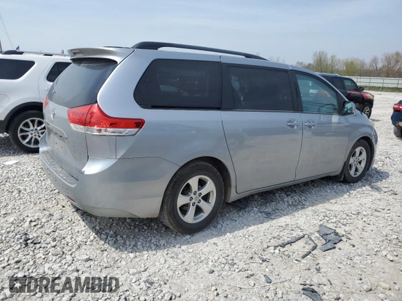 2013 Toyota Sienna LE AAS with VIN 5TDKK3DC7DS369935, listed as a Copart auction lot 54296325 with 193,635 mi miles and Clean Title. Bid and sale history available at DreamBid. Image 3.