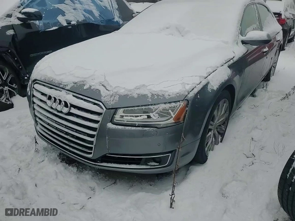 2016 Audi A8 L 3.0T with VIN WAU34AFD8GN009296, listed as a Copart auction lot 87642945 with 53,933 mi miles and Clean Title. Bid and sale history available at carsss.com. Image 11.