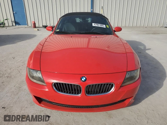 2006 BMW Z4 3.0i with VIN 4USBU33516LW68185, listed as a Copart auction lot 47861805 with 78,276 mi miles and Clean title. Bid and sale history available at DreamBid. Image 5.