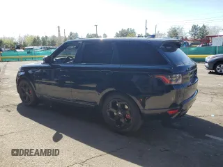 2020 Land Rover Range Rover Sport HSE with VIN SALWR2SU0LA899509, listed as a Copart auction lot 53535285 with 91,280 mi miles and Salvage title. Bid and sale history available at DreamBid. Image 2.