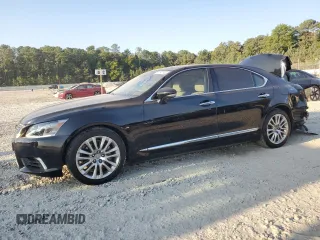 2015 Lexus LS 460 L with VIN JTHGL1EF9F5053850, listed as a Copart auction lot 69187144 with 111,791 mi miles and Salvage title. Bid and sale history available at DreamBid. Image 1.